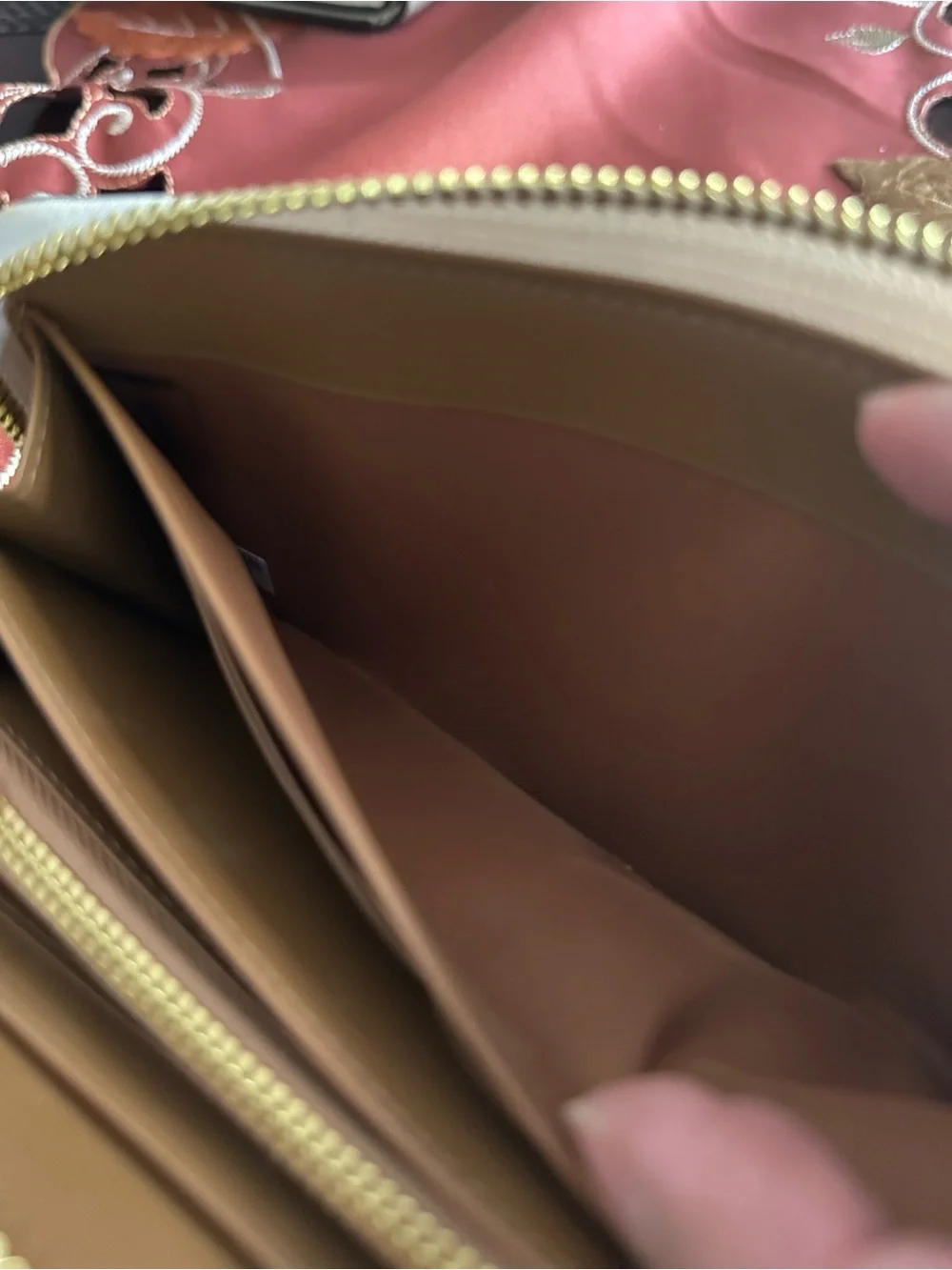 Coach Long Zip Around Wallet